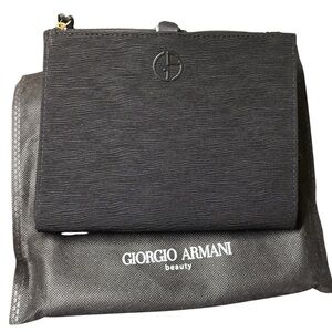 Giorgio Armani Black Cosmetic Bag